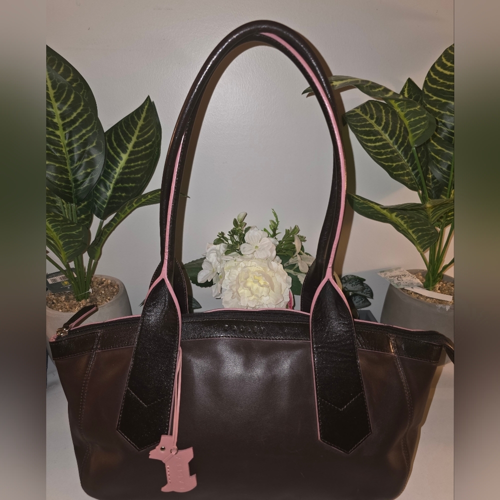 RADLEY LONDON Brown and Pink Tote Bag